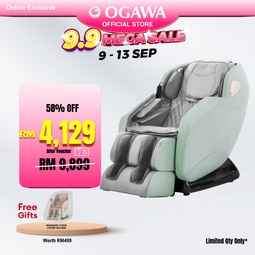 [Apply Code: 2GT20] Ogawa iMelody Massage Chair - Coral Green Free Massage Chair Cover [Free Shipping WM]*